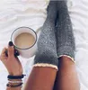 Explosion Spitze über dem Knie Haufen Socken Wollsocken Winter Herbst Frühling neu Lang hoch 2022 NEU Frauen Sexy Hipster Niedlich stricken Y1119