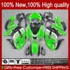 دراجة نارية Fairings ل Kawasaki Ninja ZX600C ZX-600 ZX 6R 6R 6 R ZX636 07-08 هيكل السيارة 10no.4 مصنع Green ZX-636 600 CC ZX6R 07 08 ZX600 ZX 636 ZX-6R 2007 2008 Bodys Kit