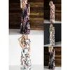 Jocoo Jolee Dames Lange Maxi Jurk Zomer Floral Print Boho Beach Jurk Korte Mouw Avond Feestjurk Tuniek Vestidos 3XL 210619