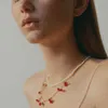 Miwens Zaawkę Pearl i Cherry Naszyjnik dla Kobiet Metal Owoc Watermelon Banana Chińowie Naszyjniki Urok Bohemia Party Jewelry