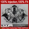 Injectie Zilver Grijze Mold Backings voor Honda CBR-1000 CBR 1000 CBR1000 RR CC 2004-2005 Carrosserie 52NO.28 1000cc CBR1000RR 04 05 CBR 1000RR 2004 2005 OEM Fairing Kit