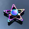 Rainbow Metal Fidget Spinner Star Flowl Skull Smok Wing Spinner do autyzmu ADHD Dekompresyjne Stres Edc Fidget Toys GG0223