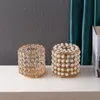 V￤vnadsl￥dor servetter Rhinestone Box Cover Holder Crystal Cube Servett Dispenser Bedroom Office El Metal Container Paper Rack Storage