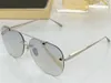 Óculos de sol de verão para homens e mulheres Estilo The-Horijon Anti-ultravioleta Plate Retro Oval Frameless Moda Óculos Aleatório Caixa