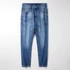 Lente zomer jeans mannen blauw groot formaat 44 48 140 kg jeans man rechte denim broek broek mannen casual plus size 5XL 6XL 7XL 210622