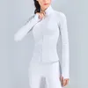 Vestes de course veste de Yoga de gymnastique athlétique recadrée Sport femmes fermeture éclair vêtements d'entraînement de haute qualité Nuls Air doux Wear5065576