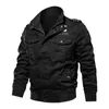 Grande taille militaire veste hommes printemps automne coton pilote veste manteau armée hommes Bomber vestes Cargo vol veste mâle 6XL 210819