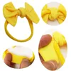 8 cm Cor sólida Bowknot Crianças Elastic Nylon Headband Moda Handmade Arcos Hairband Cabelo Doce Acessórios Criança Presente de Aniversário