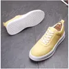 Fashion Men Business Wedding Shoes Spring Autumn Comfortable Light Sneakers Hard-Wearing Breathable Casual Massage Daily White Loafers Y195