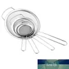 Finança de aço inoxidável de malha de aço 4 pcs / set profissional Sieve suco Filtro de ovo 4 peneira Colander para café, chá, vegtables