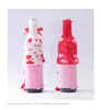 NEWValentine Day Wine Case Cover Decoration Faceless Doll Love Wine Bottle Bag Set Household Home Decoration CCA10560