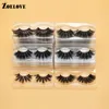 Falska ögonfransar 5d Faux Mink Lashes Partihandel 25mm Full Strip Lash Leverantörer Magnetisk Eyelash Förpackningslåda i bulk