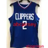 Männer Frauen Kinder LEONARD WILLIAMS GEORGE 2# 2020-2021 Basketball-Trikot blau Stickerei Neue Basketball-Trikots XS-5XL 6XL