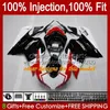 Injection Fairings For DUCATI 848 1098 1198 S R 848R 1198R Bodywork 18No.31 848S 1098S 2007 2008 2009 2010 2011 2012 1098R 1198S White black 07 08 09 10 11 12 OEM Body Kit