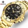NORTH Top Brand Luxury Men Watch Fashion Casual Sport Waterproof Steel Belt Quartz Watch Date Mens Watches Relogio Masculino 210804