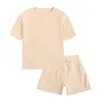 Kids Casual Sport Clothing Sets Baby Striped Clothing Set Summer Short Sleeve Top + Shorts 2pcs/set Infant Shortt Home Pajama Outfits