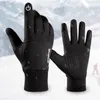 Guantes acolchados de neopreno para conducción, cálidos, antideslizantes, para senderismo, pantalla táctil, 298g