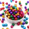 200Pcs Jingle Bells Iron Loose Beads Small For Festival Decoration/Christmas Tree Decorations/DIY Crafts Accessories decoration 211104