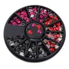 1 Box Mixed Color 3D Nail Art Decorations Love Heart Rivet Studs Manicure DIY Nails Tips Decor In Wheel HJL2021