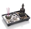 Duftlampen, Kunstharz, Buddha-Statue, Zen-Meditation, friedliche Entspannung, Dekor-Set, spiritueller Garten, Sandtablett-Set, Räuchergefäß