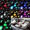 SMD5050 lichtbar auto interieur sfeer led strip licht RGB decoratieve voetlamp met USB draadloze afstandsbediening Meerdere modi voor auto verlichting