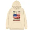 S-3XL Låt oss gå Brandon Hoodies Hooded Jacket Pullover Coat US flagga stjärnor Stripe Print Anti Biden Trump 2024 Kostym Unisex Sport Tops Sweatshirt Kläder