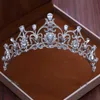 Серьги ожерелья устанавливают невесты Свадебная корона Тиара и Кубический свадеб для женщин ML883