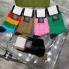 Mulheres menina cartas meias com etiqueta respirável algodão moda modelo pe sock presente para amor namorada top qualidade