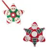 Weihnachtsbaum Anhänger DIY Personalisierte Überlebende Familie Rotary Gyroskop Hängende Ornamente 3.15x0,6 Zoll