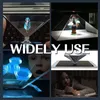 Schreibtisch Tischuhren 3D Hologramm Pyramide Display Projektor Video Ständer Universal Mini Langlebige Tragbare Projektoren Für Smart Handy