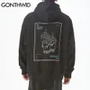 Gonthwid Смешные молочные чай Источники Tappiness Print Hooides Streetwear Hip Hop Mens Harajuku повседневные толстовки с капюшоном Топы 201103