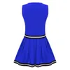 Vestidos de menina Kids School Girls Cheerleader Terne Terne Dress Dresses Cheerleading Cheerleading