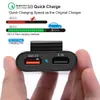 QC 30 Chargeur de voiture Multi USB Chargeur de voiture de tourisme Siège avant arrière Adaptateur 4 ports Adaptateur de charge rapide universel pour Cell6036101