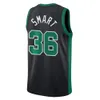 Maglie da basket Bostones Tatum 7 Jaylen Walker 0 Jayson Brown 36 Marcus Men Smart Stitched 1985 1986 Maglia retrò 33 Bd