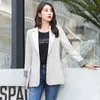 Mode professionelle Damen Büro Anzugjacke Hohe Qualität Herbst Temperament Lose Damen Blazer Elegant feminin 210527