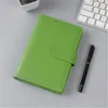 Färgglada Creative Waterproof Macarons Binder Hand Ledger Notebook A5 / A6 Shell Loose-Leaf Notepad Dagbok Stationery Cover för studenter