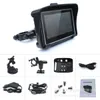 4,3 inch Motorfiets GPS Navigatie met Bluetooth -ondersteuning A2DP Waterdichte AAR GPS Navigator Touchscreen 256 MB 8 GB Sun Shade Visor