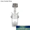 Acrylic Hookah 26.5x10.5cm Shesa Pipe Cup Set med LED-ljus Narguile Completo Chicha Bowl Vattenslang Rökning Shisha Accessorie