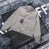 22ss Men Women Designers Denim Jackets dark jacquard embroidery letter cloth fabric Man Fashion Streetwear gray S-XL