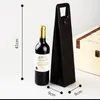 5 colori borsa per vino portatile in pelle PU confezione regalo sacchetti di imballaggio per bottiglie di vini singoli di lusso forniture per regali di festa