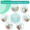 Infinity Cube Candy Color Puzzle Anti Toy Finger Hand Spinners Juguetes Divertidos para niños adultos Adhd Stress Relief Gift7635951