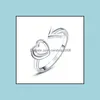 Smyckenwomens arrow hjärta justerbar öppen guld / sier / ros guld ton enkelt mode smycken aessories band ringar dropp leverans 2021 j6iwr