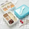 Tuuth magnetron lunchbox draagbare meerdere roosters Bento box voor school student kinderen kinderen servies voedselopslag container 210818