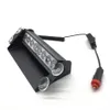 8 LEDs Car Truck Emergency Flasher Sun Visor LED Strobe Warning Light Police Flash Lights 3 Flashing Modes 12V