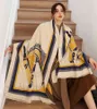 Luxury Brand Winter Scarf Women Horse Print Soft Cashmere Warm Pashmina Scarves Wrap Thick Long Shawl Bufanda Stoles Hijab 2111105637440