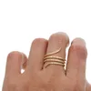 Goldfarben plattierter dünner Ring für Damen und Mädchen, Hochzeit, Party, elegant, zierlich, Stapel-CZ-gepflasterte Form, Midi-Finger, einfacher süßer Ring62672016209757