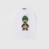 Men's T-Shirts 2022SS designer t shirt wholesale top embroidery craft ducks joint design mens shirts 100%cotton womens tshirt Asian size S-XXL