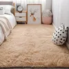 Custom Nordic Ins Bedroom White Plush Bedside Rug Living Room Thick Mats Suitable For Home Decoration Boy Crawling Carpet 220301