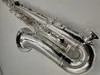 Ny produkt YAS 62S ALTO SAXOPHONE Silverpläterad EB Tune E Plat Professional Musical Instrument med Fodral Gratis Frakt