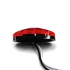 Phares de voiture 5 pièces feux de position latéraux LED ambre et rouge pour remorque camion pick-up RV ovale 2.5"